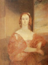 Картина автора Тёрнер Джозеф Мэллорд Уильям под названием A Lady in Van Dyck Costume