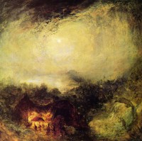 Картина автора Тёрнер Джозеф Мэллорд Уильям под названием The Evening of the Deluge