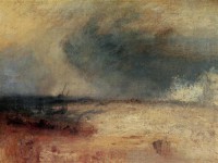 Картина автора Тёрнер Джозеф Мэллорд Уильям под названием Waves breaking on a Shore