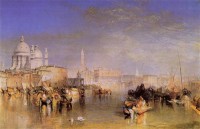 Картина автора Тёрнер Джозеф Мэллорд Уильям под названием Venice, from the Canale della Giudecca, Chiesa di S. Maria della Salute