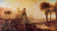 Картина автора Тёрнер Джозеф Мэллорд Уильям под названием Caligula 's Palace and Bridge