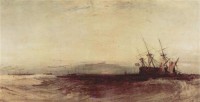 Картина автора Тёрнер Джозеф Мэллорд Уильям под названием A Ship Aground