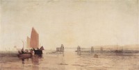 Картина автора Тёрнер Джозеф Мэллорд Уильям под названием The Chain Pier, Brighton