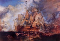 Картина автора Тёрнер Джозеф Мэллорд Уильям под названием The Battle of Trafalgar
