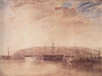 Картина автора Тёрнер Джозеф Мэллорд Уильям под названием Shipping off East Cowes Headland