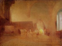 Картина автора Тёрнер Джозеф Мэллорд Уильям под названием Scene in a Church or Vaulted Hall