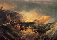 Картина автора Тёрнер Джозеф Мэллорд Уильям под названием The Wreck of a Transport Ship
