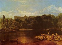 Картина автора Тёрнер Джозеф Мэллорд Уильям под названием Windsor Castle from the Thames