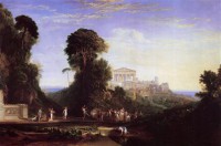 Картина автора Тёрнер Джозеф Мэллорд Уильям под названием The Temple of Jupiter Panellenius restored