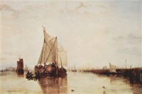 Картина автора Тёрнер Джозеф Мэллорд Уильям под названием Dort, or Dordrecht, the Packet-Boat from Rotterdam becalmed
