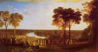 Картина автора Тёрнер Джозеф Мэллорд Уильям под названием England - Richmond Hill, on the Prince Regent's Birthday
