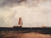 Картина автора Тёрнер Джозеф Мэллорд Уильям под названием Fishing upon the Blythe-Sand, Tide setting in