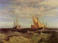 Картина автора Тёрнер Джозеф Мэллорд Уильям под названием The Confluence of the Thames and the Medway