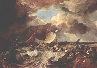 Картина автора Тёрнер Джозеф Мэллорд Уильям под названием Calais Pier, with French Poissards preparing for Sea - an English Packet arriving
