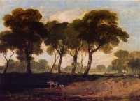 Картина автора Тёрнер Джозеф Мэллорд Уильям под названием View on Clapham Common