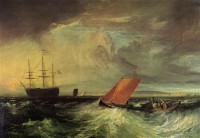Картина автора Тёрнер Джозеф Мэллорд Уильям под названием Sheerness as seen from the Nore