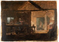 Картина автора Тёрнер Джозеф Мэллорд Уильям под названием Interior of a Cottage