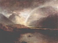 Картина автора Тёрнер Джозеф Мэллорд Уильям под названием Buttermere Lake, with part of Cromackwater, Cumberland, a Shower