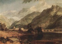 Картина автора Тёрнер Джозеф Мэллорд Уильям под названием Bonneville, Savoy, with Mont Blanc