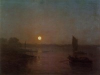 Картина автора Тёрнер Джозеф Мэллорд Уильям под названием Moonlight, a Study at Millbank