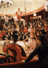 Картина автора Тиссо Жак Жозеф под названием Women of Paris- The Circus Lover - The Sporting Ladies