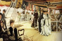 Картина автора Тиссо Жак Жозеф под названием The Ball on Shipboard