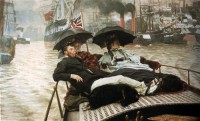 Картина автора Тиссо Жак Жозеф под названием The Thames