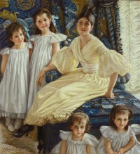 Картина автора Тиссо Жак Жозеф под названием Portrait of Comtesse d’Yanville and Her Four Children