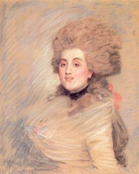 Картина автора Тиссо Жак Жозеф под названием Portrait of an Actress in Eighteenth Century Dress