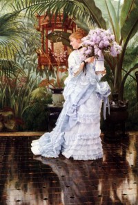 Картина автора Тиссо Жак Жозеф под названием The Bunch of Lilacs