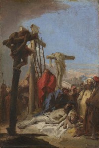 Картина автора Тьеполо Джованни Доменико под названием The Lamentation at the Foot of the Cross