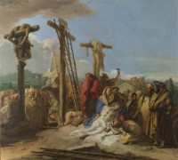 Картина автора Тьеполо Джованни Доменико под названием The Lamentation at the Foot of the Cross