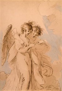 Картина автора Уэст Бенджамин под названием Two Angels Singing