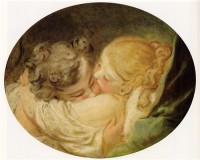 Картина автора Фрагонар Жан Оноре под названием The Kiss