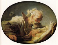 Картина автора Фрагонар Жан Оноре под названием Philosopher Reading