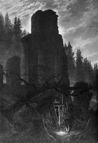 Картина автора Фридрих Каспар Давид под названием Ruinen in der Abenddammerung