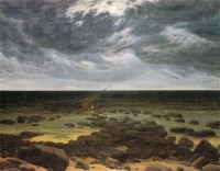 Картина автора Фридрих Каспар Давид под названием Meereskuste bei Mondschein
