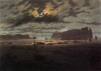 Картина автора Фридрих Каспар Давид под названием Nordische See im Mondlicht