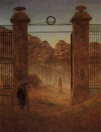 Картина автора Фридрих Каспар Давид под названием Friedhofseingang