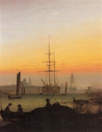 Картина автора Фридрих Каспар Давид под названием Greifswalder Hafen