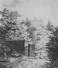 Картина автора Фридрих Каспар Давид под названием Quelle im Frederiksberger Garten II