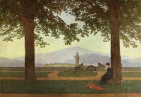 Картина автора Фридрих Каспар Давид под названием Gartenterrasse