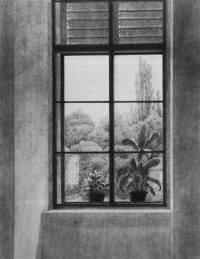 Картина автора Фридрих Каспар Давид под названием Fenster mit Parkpartie