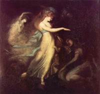 Картина автора Фюсли Иоганн Генрих под названием Prince Arthur and the Fairy Queen
