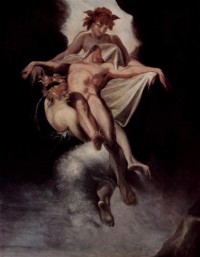 Картина автора Фюсли Иоганн Генрих под названием Sleep and Death Carrying Away Sarpedon of Lycia