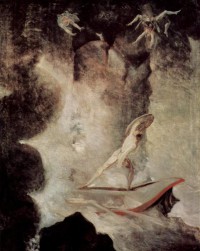Картина автора Фюсли Иоганн Генрих под названием Odysseus in Front of Scylla and Charybdis