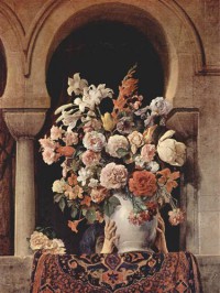 Картина автора Хайес Франческо под названием Un vaso di fiori sulla finestra di un harem