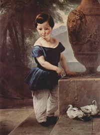 Картина автора Хайес Франческо под названием Portrait of Giulio Vigoni as Child