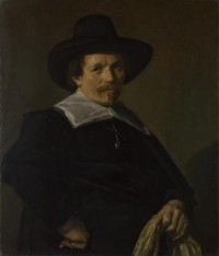 Картина автора Хальс Франс под названием Portrait of a Man holding Gloves