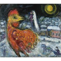 Картина автора Шагал Марк под названием SOUVENIR  D'HIVER  				 - Память зимы